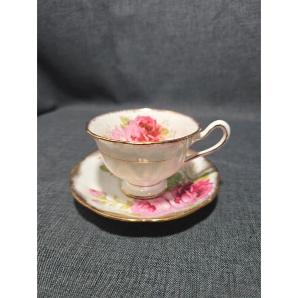 Vintage Royal Albert "American Beauty " Tea Cup and Saucer